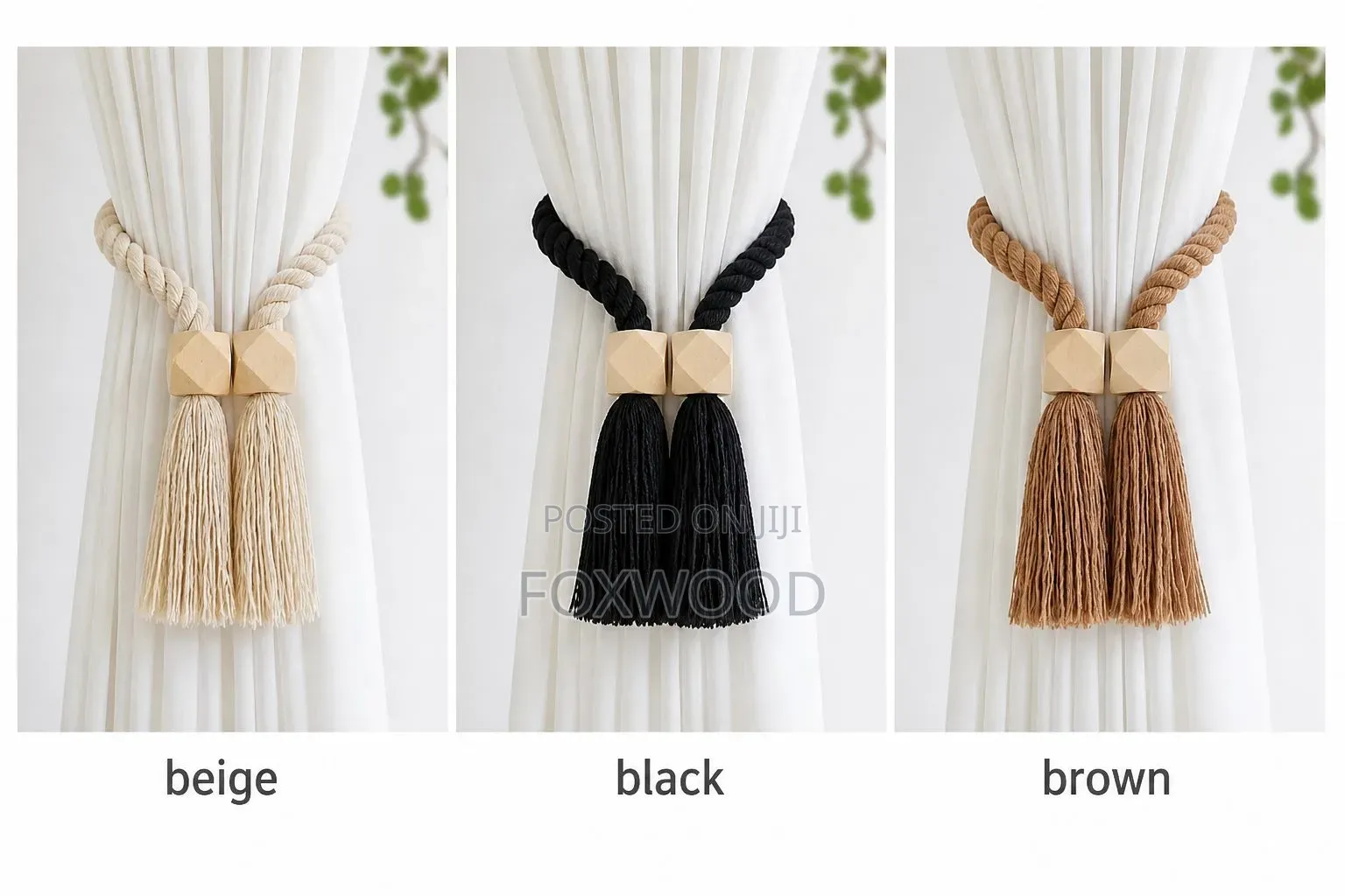 *Curtain Tiebacks Adjustable