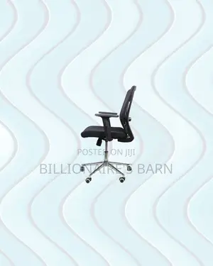 Practical Barn Origin Chair Mid Back Chrome for Smooth Swivel Movement