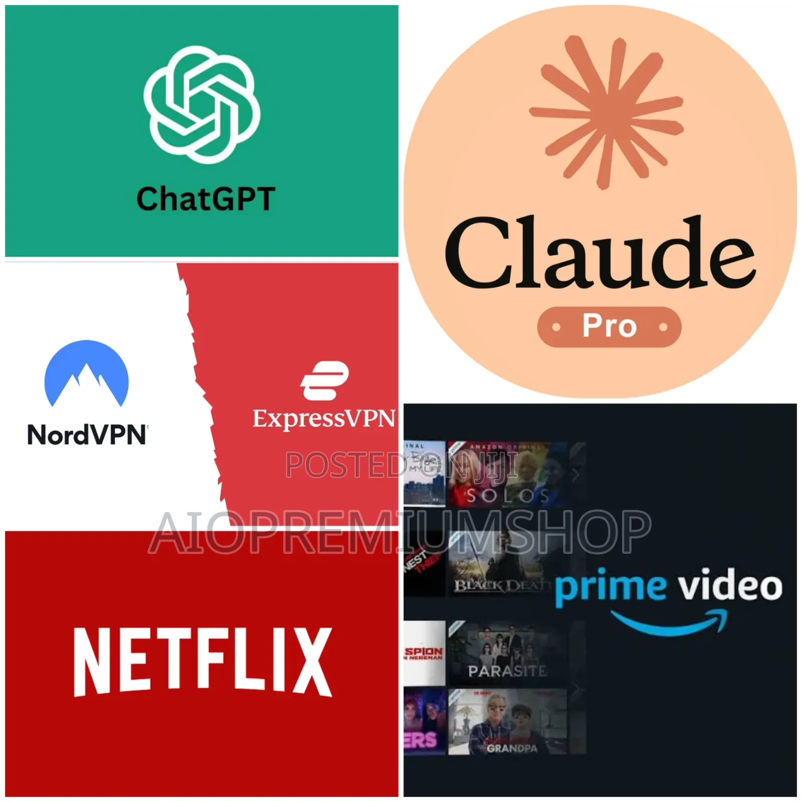 Netflix, DSTV, Chatgpt, Claude Ai, All Available
