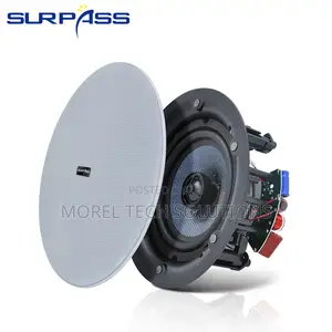 6.5-Inch, 40W Passive Ceiling Speaker With Magnetic Frameless Grill