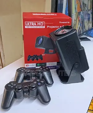 Mini Game Projector With 2 Wireless Controllers