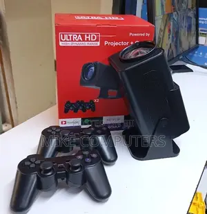 Mini Game Projector With 2 Wireless Controllers
