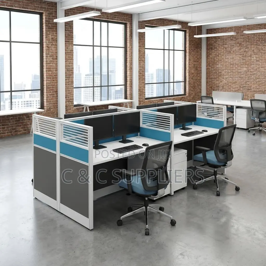 4-Seater Modular Advanced Workstation