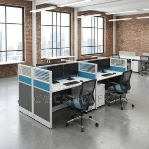 4-Seater Modular Advanced Workstation