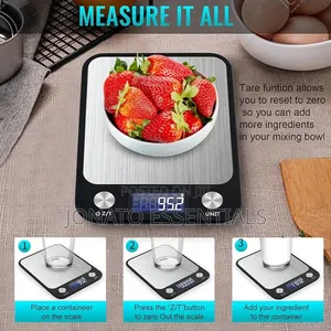 5kg Digital Kitchen Weighing Scale, Digital Kitchen Scale