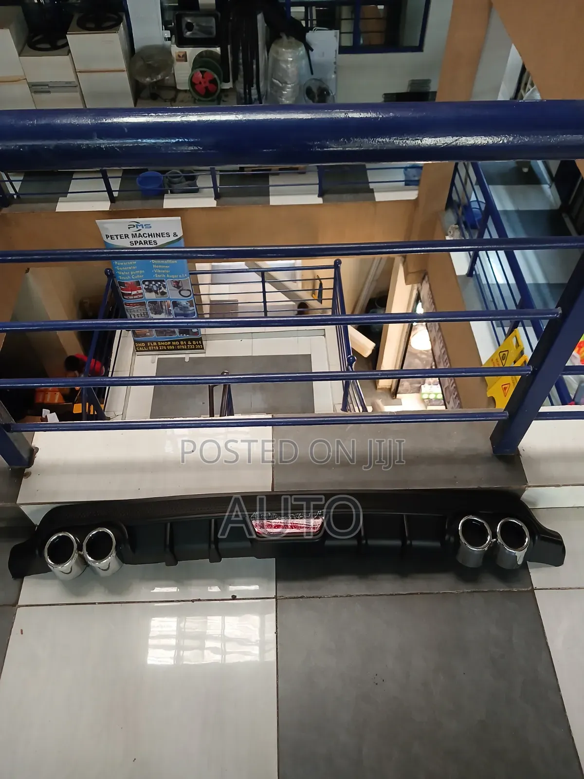 Black Universal Rear Diffuser | Sport Rear Bumper Diffuser