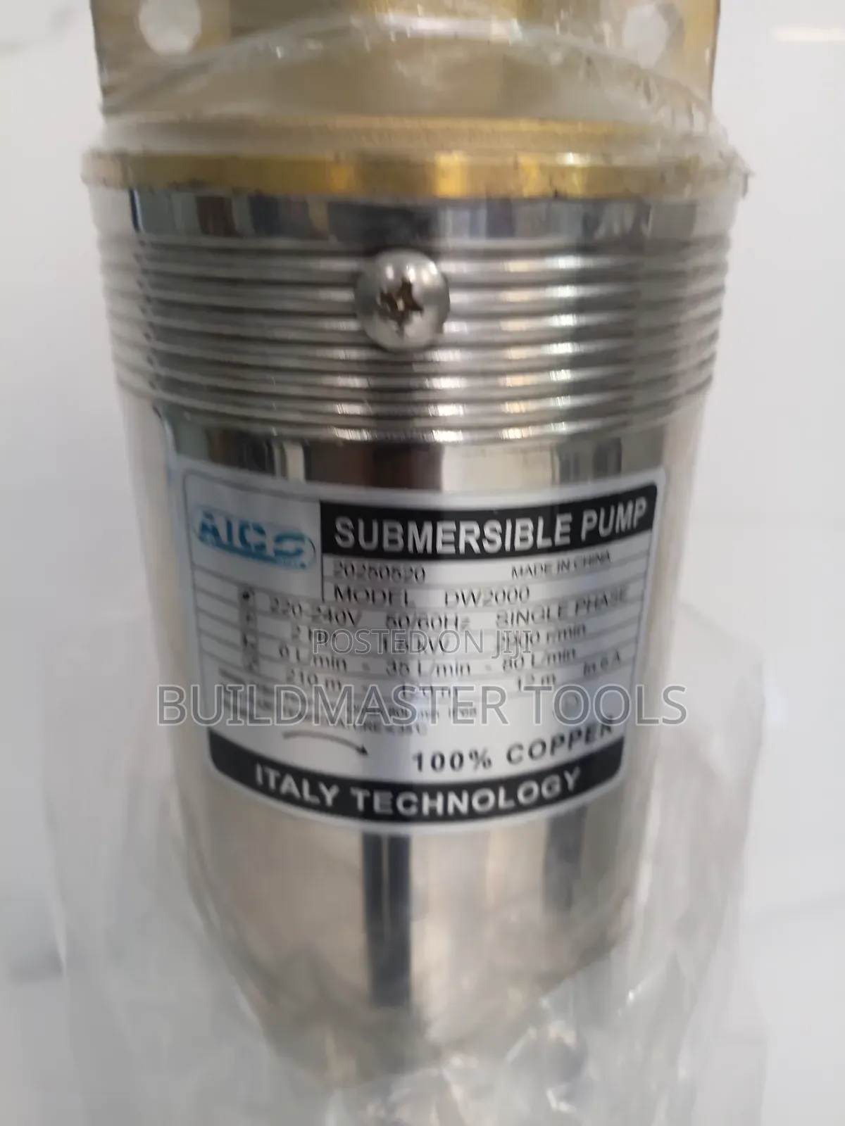 Aico DW2000 Deep Well Submersible Water Pump