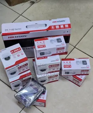 Four 4 Hikvision 2MP IP Network CCTV Cameras Complete System 1080P