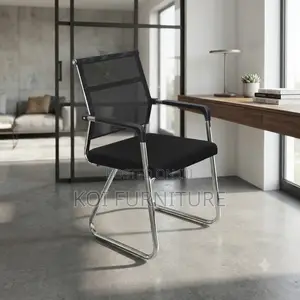 Office Chairs; Visitors Office Chair With Mesh Mid Backrest