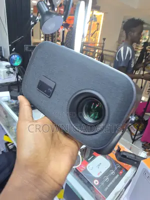 Wireless Projector With WiFi Bluetooth Rotating Stand
