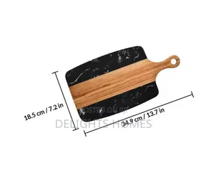 Cutting Marble Board Stone + Acacia or Serving Tray_alp