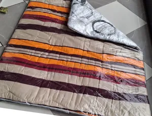 Heavy Duty 5x6 Striped Mattress Topper – Comfort Quilted Bed Protector