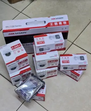 4 Channel Hikvision Ip CCTV Camera Set With 4 Cameras