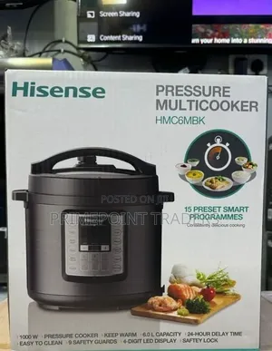 Hisense 6L 6-in-1 Multi Cooker for Versatile Everyday Cooking