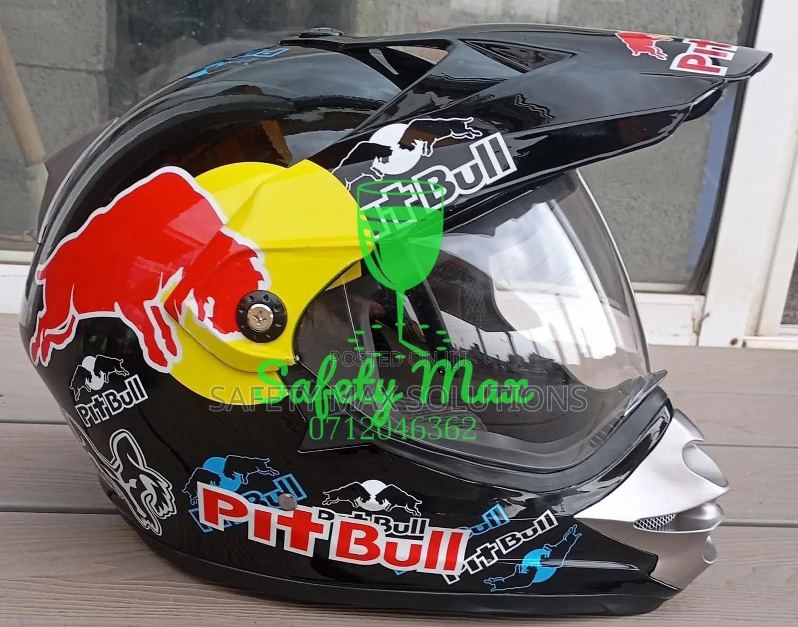 Motorcycle Riding Helmet Off-Road/Pitbull