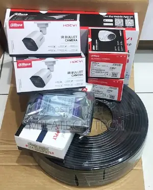 Original Dahua 4 Channel CCTV Kit With 4 HD Cameras 500GB HDD