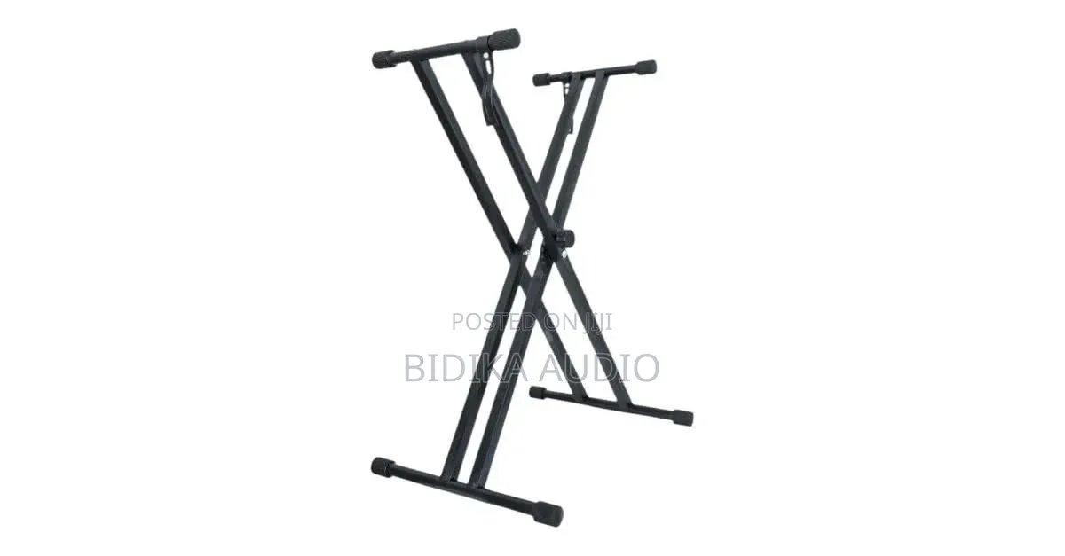 Heavy-Duty Double-Braced X Keyboard Stand