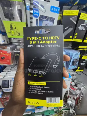USB-C Docking Adapter With Hdmi Sd Tf USB 3.0 Pd