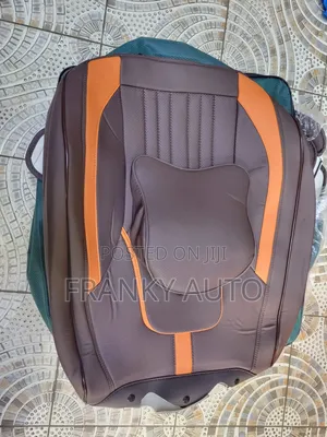 Pure Leather Car Seatcover Chocolate Orange