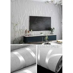 Modern Wallpaper for Home Decoration Wavy Design