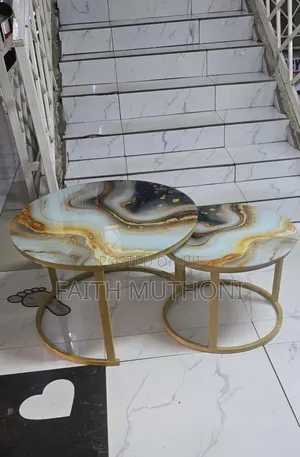 2 in 1 Marbe Nesting Coffee Table