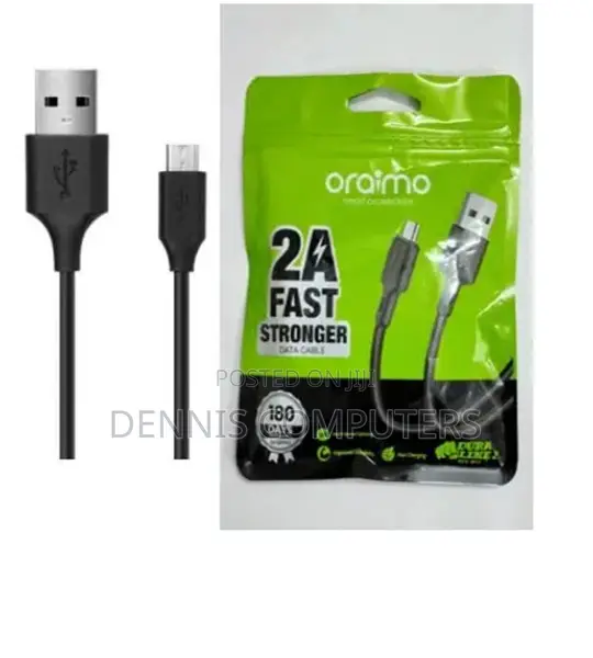 Oraimo Ocd-M56 Data Cable 2 Meter Fast Charging 5v2a Micro