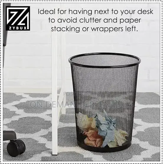 9L Metallic Mesh Dust Bin