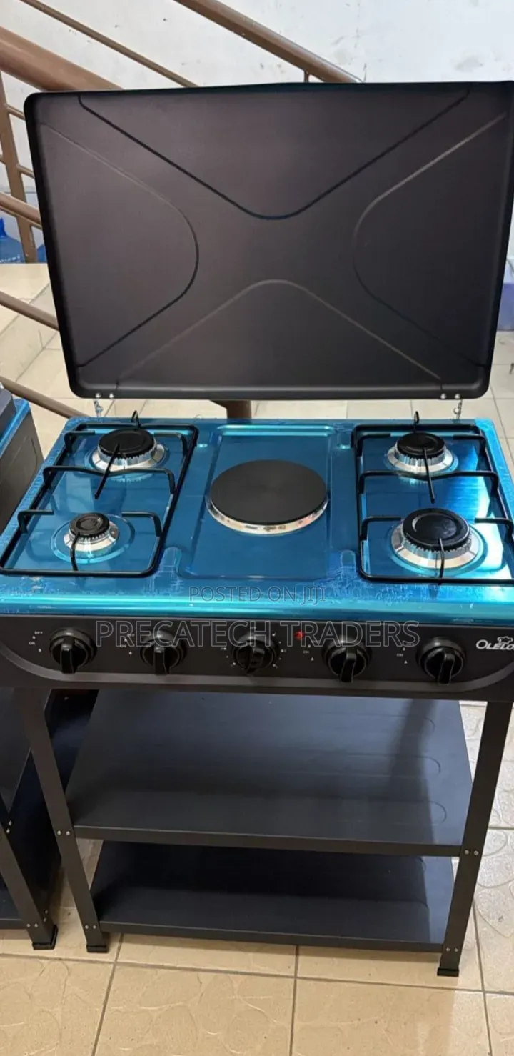 Olelon 4+1 Standing Cooker With Storage Rack
