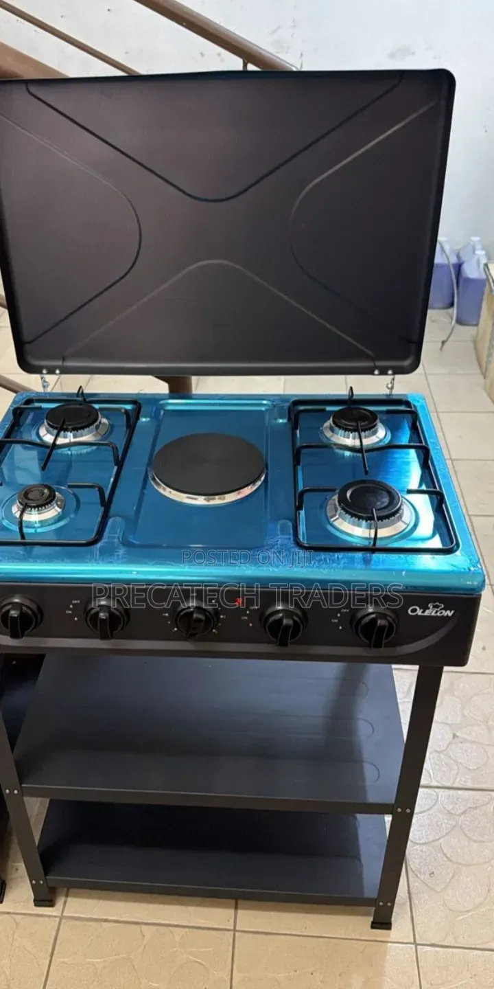 Olelon 4+1 Standing Cooker With Storage Rack