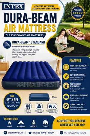 Air Mattresses 3×6 at 2999, 4×6 at 4999