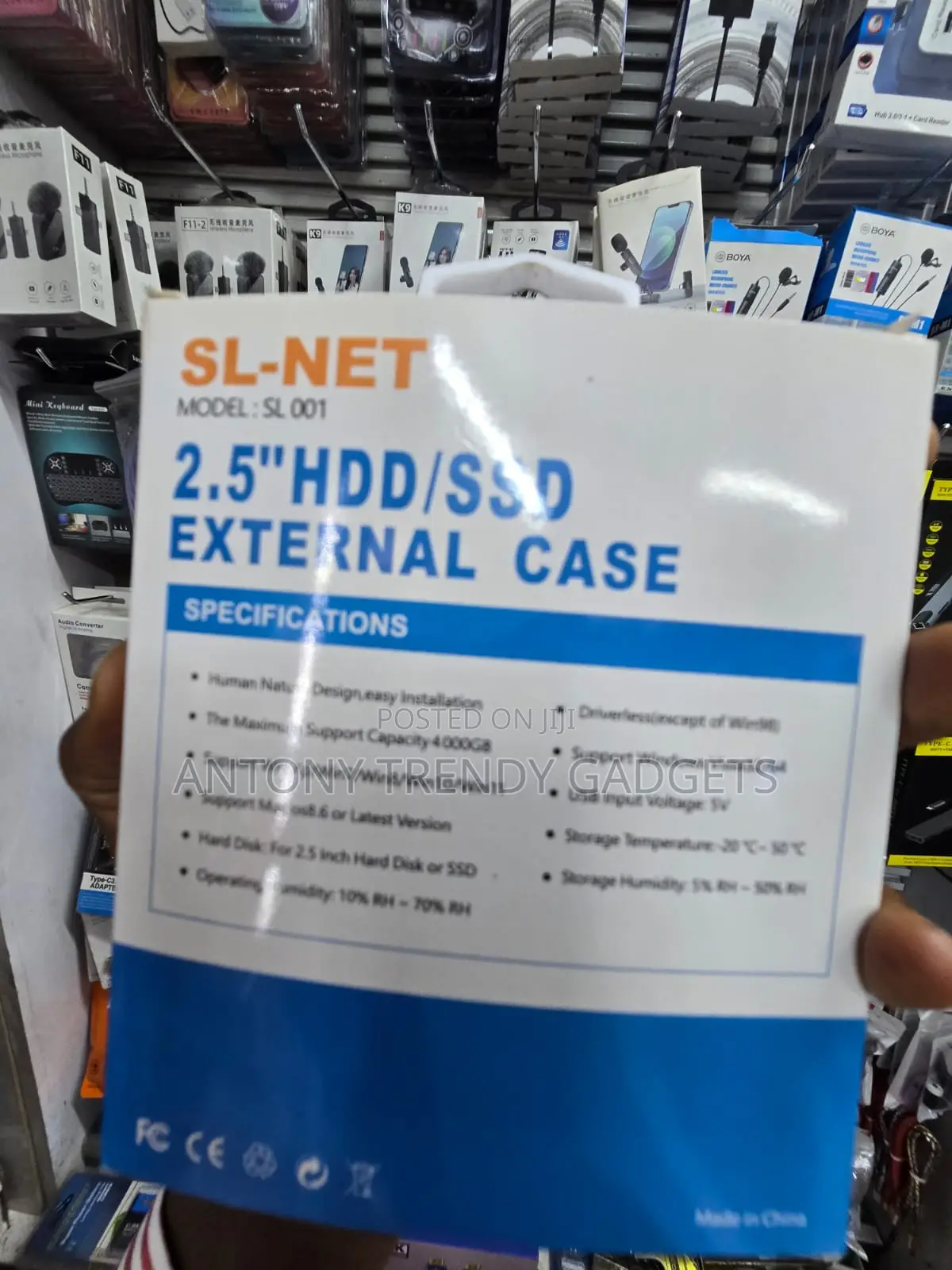 Sl-Net 2.5 Inch Sata HDD SSD External Enclosure 4tb