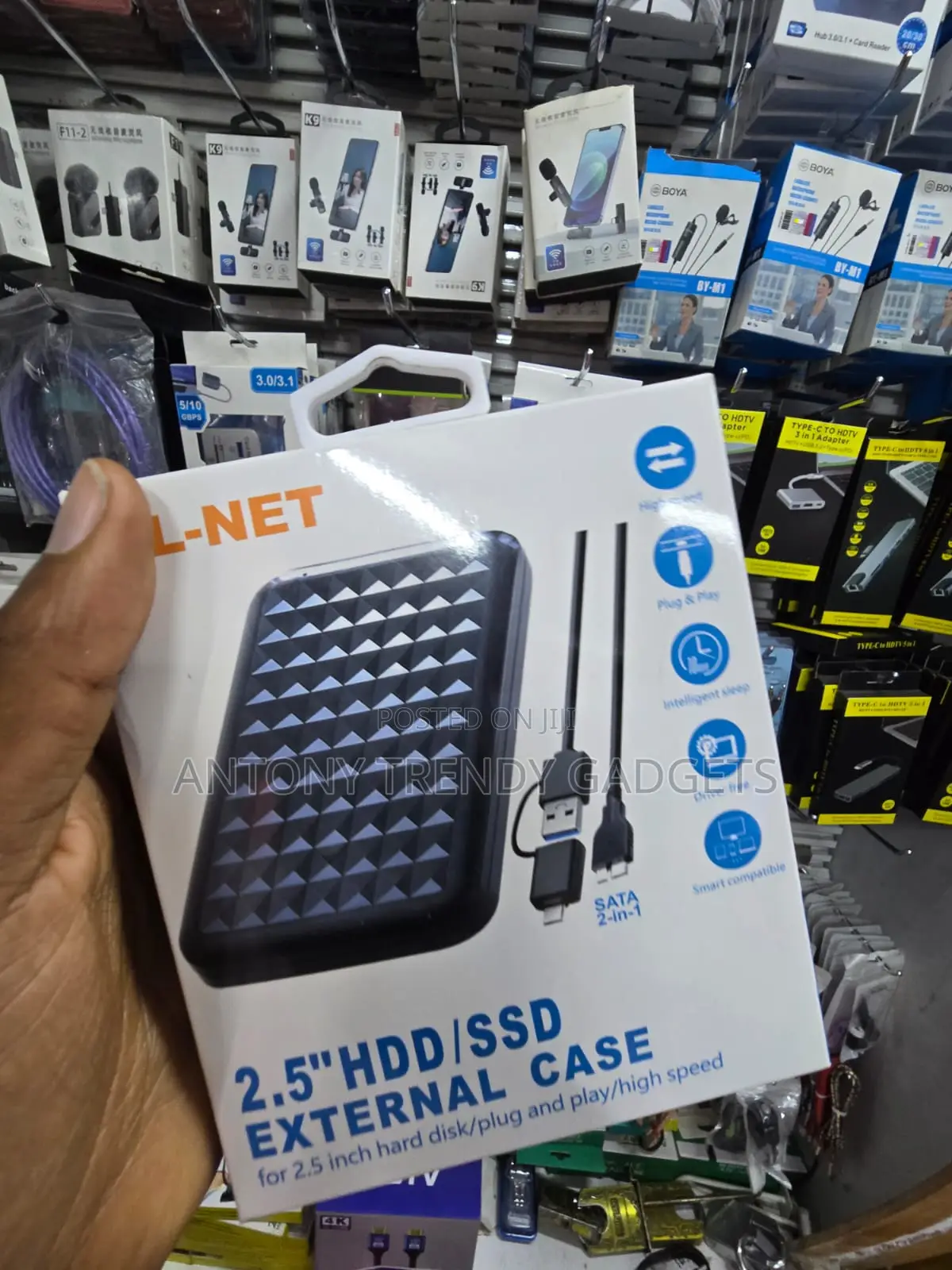 Sl-Net 2.5 Inch Sata HDD SSD External Enclosure 4tb