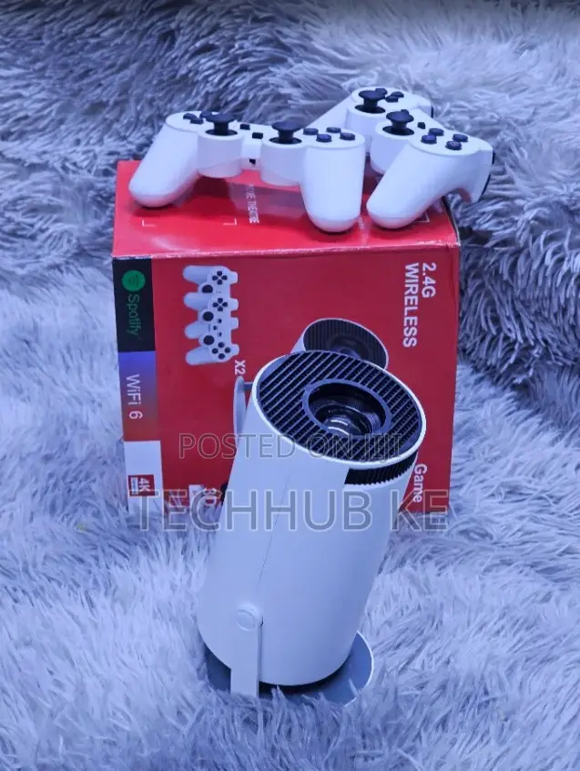Portable HY300 Gaming Android Projector WiFi 6 Bluetooth Min Projector