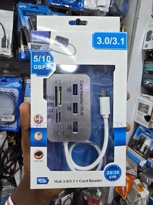 USB Hub 3.0 Card Reader for SD TF MS Duo Laptop Tablet