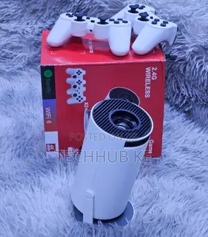 Smart Android Projector With Wireless Gaming Controller HY300