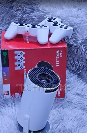 Smart Android Projector With Wireless Gaming Controller HY300