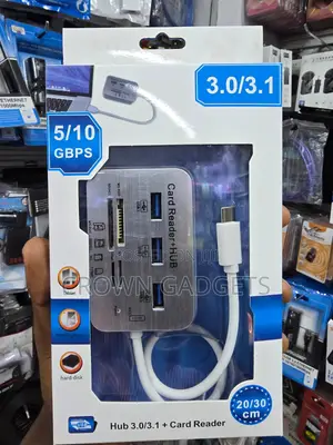 USB 3.0 Multiport Hub With SD Micro SD Card Reader