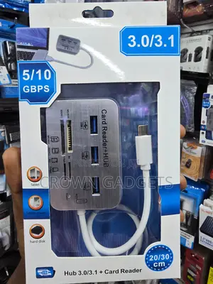 3 in 1 USB 3.0 Hub With Memory Card Reader Adapter