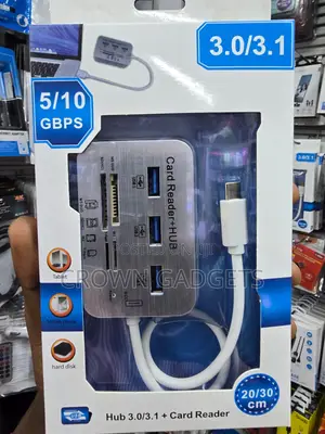 3 in 1 USB 3.0 Hub With Memory Card Reader Adapter
