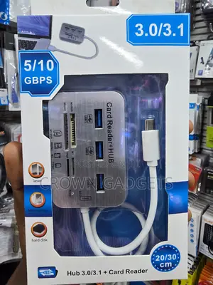 USB 3.1 Hub With 3 USB Ports SD TF Card Reader