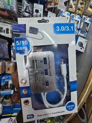 High Speed USB Hub With SD TF MS Duo Card Reader