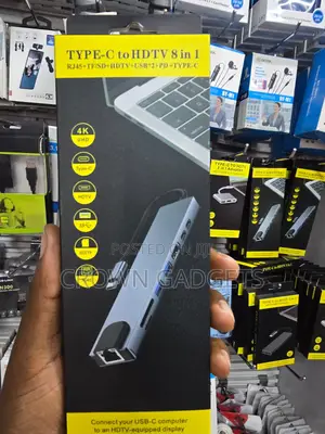 USB-C Docking Hub 8 in 1 for MacBook Laptop Tablet