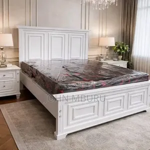 White Block Board Bed 5by6