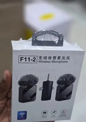 F11-2 Wireless Lavalier Mic for YouTube, TikTok Streaming