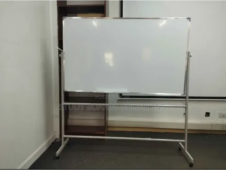 Durable 5ft X 3ft Whiteboard on Wheels Stand for Flexible Workspaces