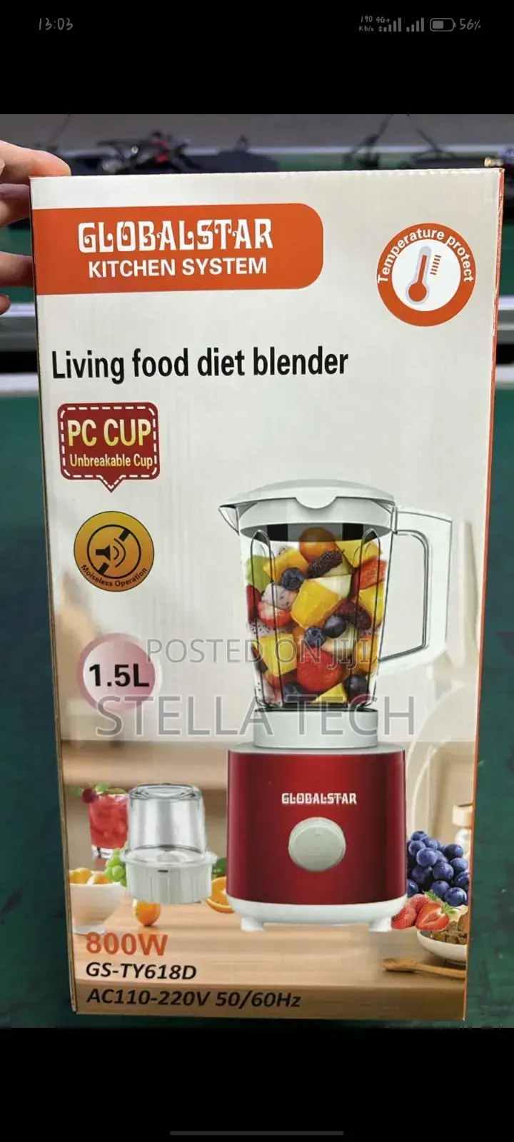 Globalstar 2 in 1 Blender