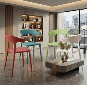Dining Chairs; Plastic Home Dining Functional Chairs