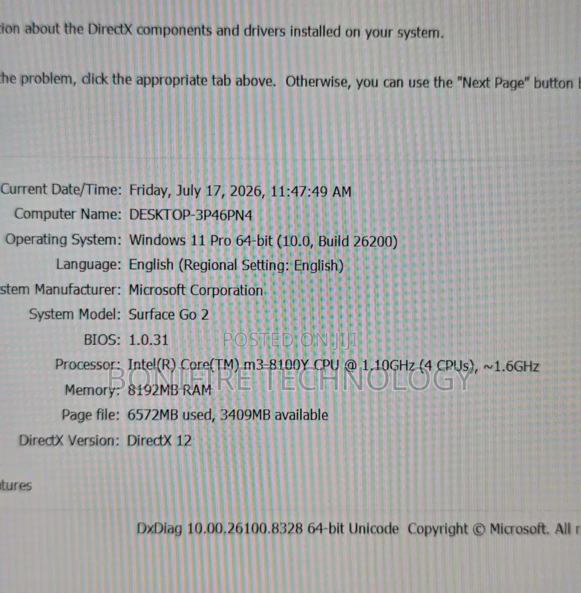 Laptop Microsoft Surface Pro 7 16GB Intel Core i5 SSD 256GB