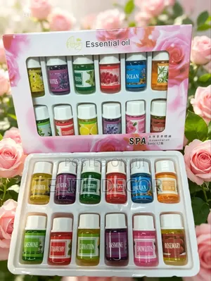 12-Piece Essential Oil Gift Set – Humidifier (150ml Total)