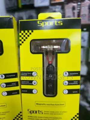 Magnetic Bluetooth Sports Earphones With HD Microphone